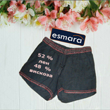 Esmara Льняные красивые женские шорты черные EUR 42, фото №2