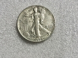 50 центов США 1942 Шагающая свобода, фото №2