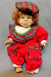 Characteristic Wig Doll Vintage Europe Hat Was Originally Glued 36 cm, photo number 3