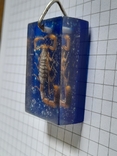 Коллекционный брелок "Скорпион" (оргстекло, полиметилметакрилат (ПММА) - акриловая смола)., фото №4