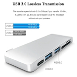 Card Reader карт ридер type c thunderbolt usb micro sd для MacBook pro, numer zdjęcia 4