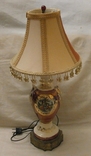 Стара настільна лампа Berger Swivel Harp., фото №2