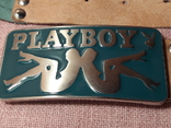 Новый ремень- пояс, пряжка Playboy, мягкая кожа, фото №3