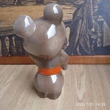 Фарфоровая статуэтка, фигурка Олимпийский мишка , Полтавский фарфоровый завод, photo number 4
