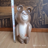 Фарфоровая статуэтка, фигурка Олимпийский мишка , Полтавский фарфоровый завод, photo number 6