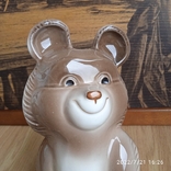 Фарфоровая статуэтка, фигурка Олимпийский мишка , Полтавский фарфоровый завод, photo number 10