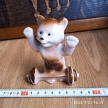 Фарфоровая статуэтка, фигурка мишка штангист, олимпиада 80, photo number 7