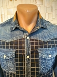 Сорочка джинсова комбінована LUVUK p-p S-XS, фото №5