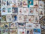 33 дитячі листівки СРСР і Європи 50-70 років., фото №2