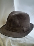 Шляпа замшевая винтажная Chic, фото №3