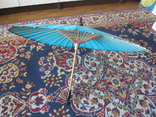 Винтажный зонтик - Дерево - Натуральный шелк - ручная роспись - Китай, фото №4