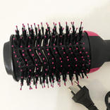 Фен щётка, расческа 3в1 One step Hair Dryer 1000 Вт , 3 режима выпрямитель для укл. Волос., фото №6