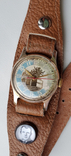 Часы Зим Чапаев на ремешке, анодированый корпус, фото №5