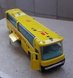 Металл.Модель автобуса FOOT TRACK инерционный,длина 19 см., фото №2