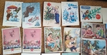 52 радянські та зарубіжні дитячі листівки 50-70-х років. Майже всі читабельні., фото №2