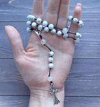 Rosary made of natural stone, rosary, photo number 3