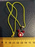 Pendant with red pebbles on a string, photo number 3