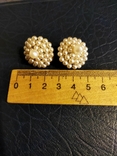 Clips with pearl inserts, photo number 3