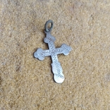 Крест серебро 84 проба, царизм ,хрест срібло, photo number 2