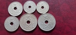 Бельгія, набір № 10, 6 монет, сантіми, 1920-1929 р., фото №5