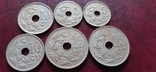 Бельгія, набір № 10, 6 монет, сантіми, 1920-1929 р., фото №2
