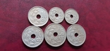 Бельгія, набір № 10, 6 монет, сантіми, 1920-1929 р., фото №7