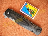 Складной нож 4130 деревянная рукоять 23см, фото №7