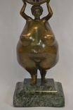 Бронзова скульптура "Дівчина із дзеркалом", скульптор Чуєнко Г., фото №4