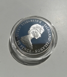 50 пенсов Фолклендские острова 1983 года 150 лет серебро, фото №11