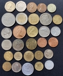 Набор монет мира 1971-2017 гг, 30 штук, без повторов, фото №3