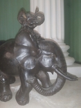 Слон со слоненком коллекционная статуэтка настольный декор, photo number 6