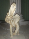 Слон с поднятым хоботом хорошая детализация коллекционная статуэтка, фото №10