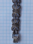 Срібний,жіночий браслет., фото №9