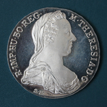 1 талер 1780 Марии Терезии, Proof, фото №2