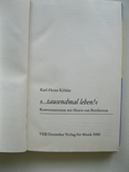 Karl-Heinz Kohler koversationen mit herrn van Beethoven 1980, фото №4