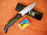 Складной нож FB619A деревянная рукоять сталь 440, фото №3