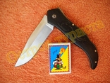 Складной нож FB619A деревянная рукоять сталь 440, фото №6