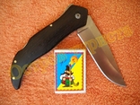 Складной нож FB619A деревянная рукоять сталь 440, фото №7