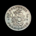 Французская Полинезия 20 франков 1972 г., фото №2