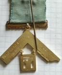 Знак Отслужившего Досточтимого Мастера Ложи 1917 год серебро, фото №8