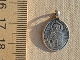 Образ Великомучениці Варвари Святий Микола срібло 84 проби, фото №12
