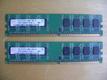 Две планки ОЗУ DDR 2 1GB, фото №2