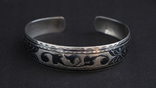 Bracelet and ring, silver 875 and 916, blackening, Kubachi, USSR, 1989, photo number 4