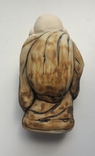 Хотей с суммой, пустотелая реплика окимоно/керамика - h 9.5 см., фото №8
