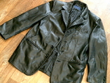 Studio coletti - шкіряна куртка - піджак р.52, фото №3
