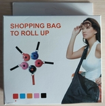 Складная компактна сумка-шоппер Shopping bag to roll up, фото №3