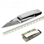 Складной нож-зажим для денег Silver (1408), photo number 2