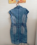 Stella Стильное красивое женское платье с кармашками джинс, фото №5