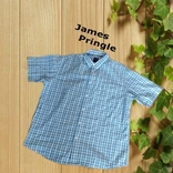 James Pringle Красивая стильная мужская рубашка короткий рукав XL, фото №3