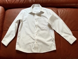 Рубашка белая MarksSpencer, р.8 лет, фото №4